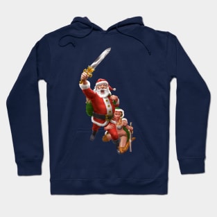 Santa and Mrs Claus Hoodie